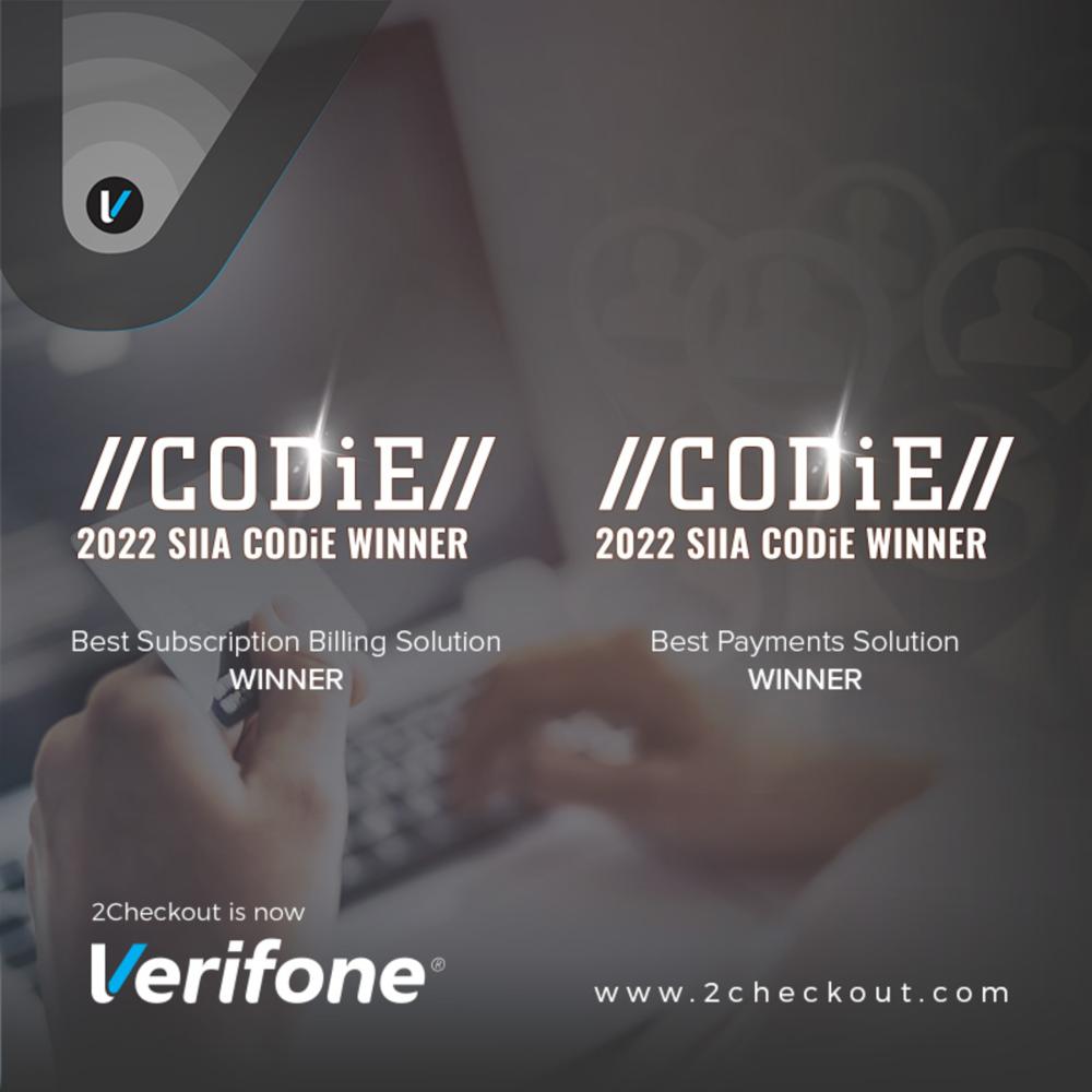 Verifone CODIE Award
