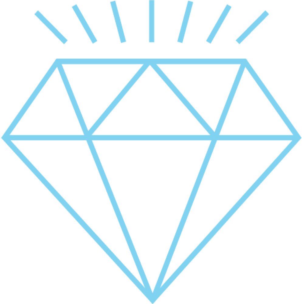 Diamond to represent durability
