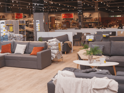 furniture store with couches and homeware accepting PayPal for online payments