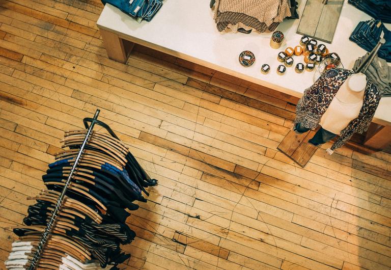 person paying with a portable POS device