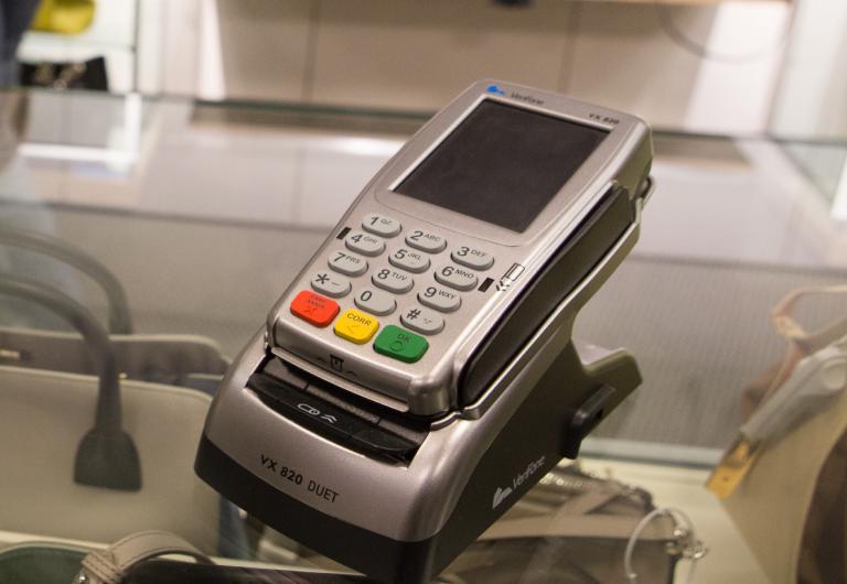 Verifone vx820 подключение к 1с